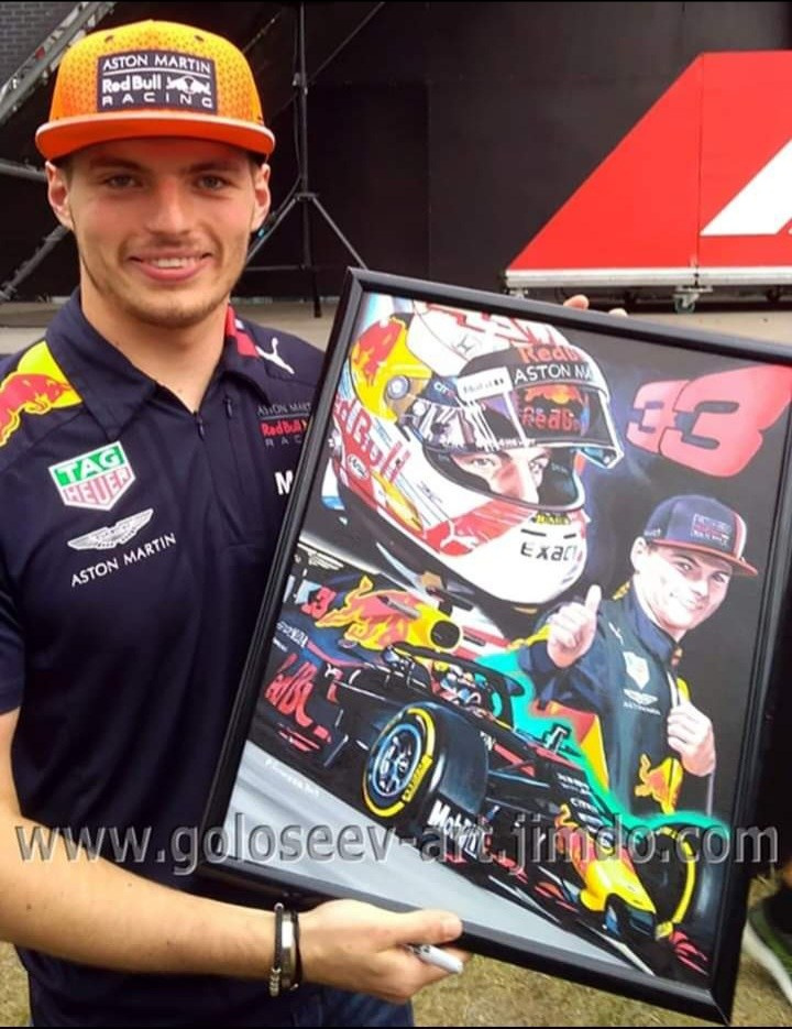 Мои картины подарили Макс Ферстаппен