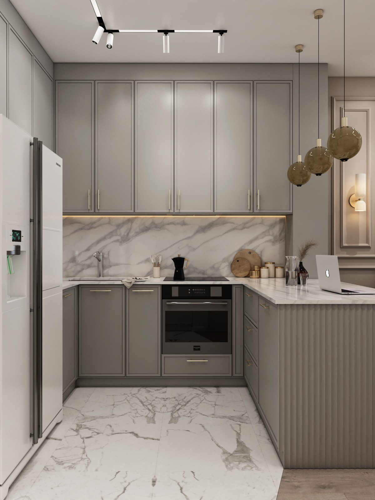 Квартира ЖК Садовый квартал, г. Владивосток. Дизайн-проекты жилых и общественных пространств во Владивостоке