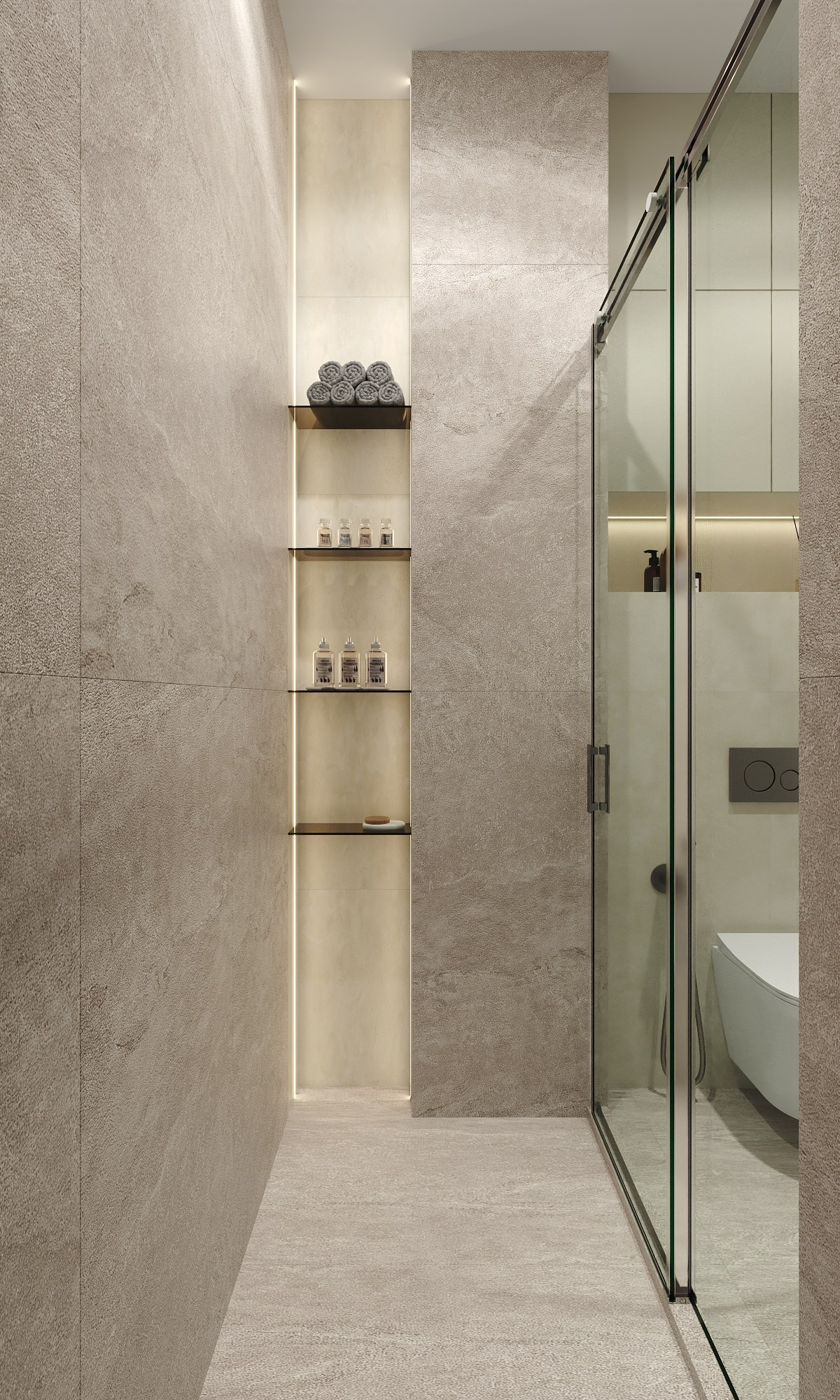 Serenity in Light & Beige. 3D Визуализация