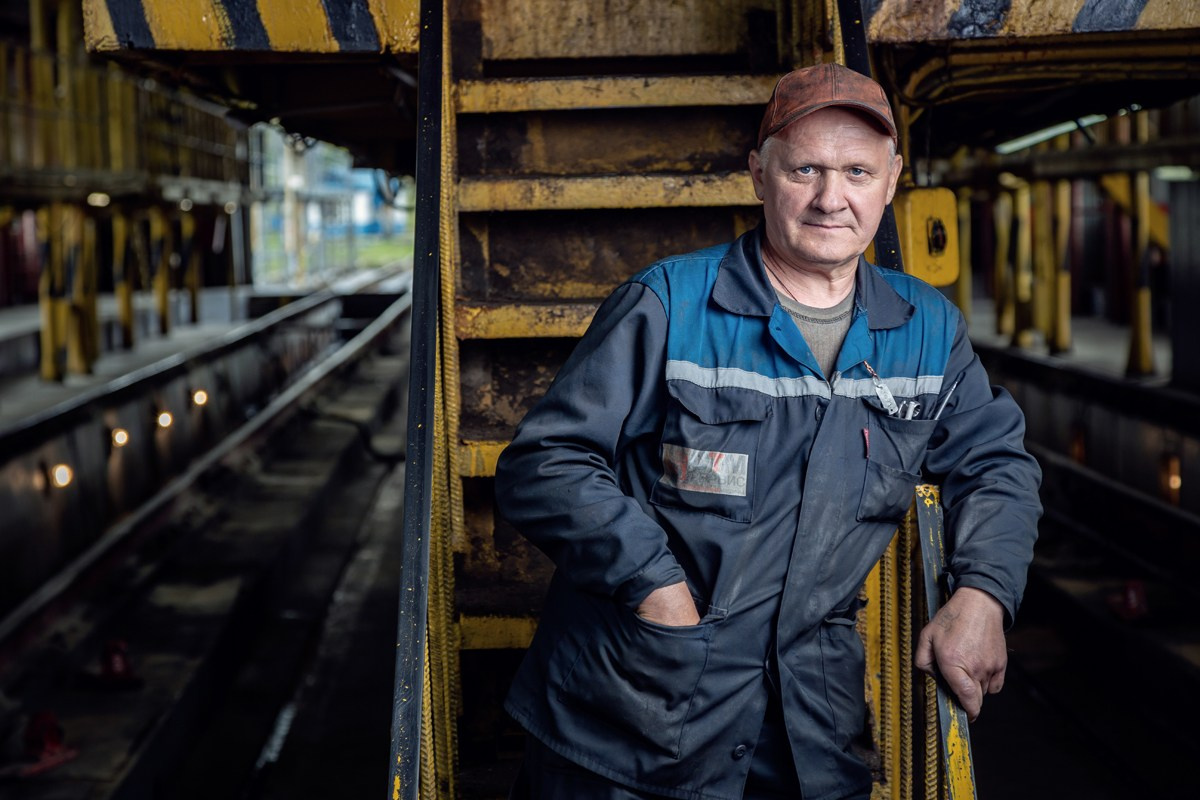 Ярославское локомотивное депо. Портретные фотографы в Москве — Анна и Алексей Бородины