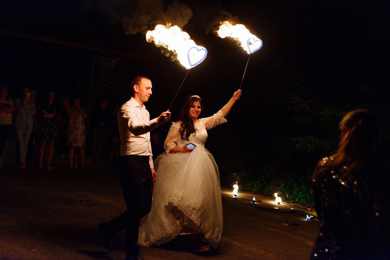 Фаер-шоу на свадьбу в Н.Новгороде