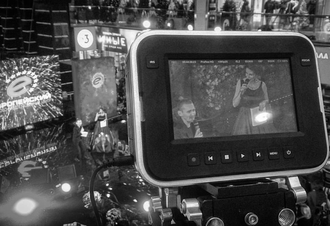 Backstage. Filmmaker Vadim Averin