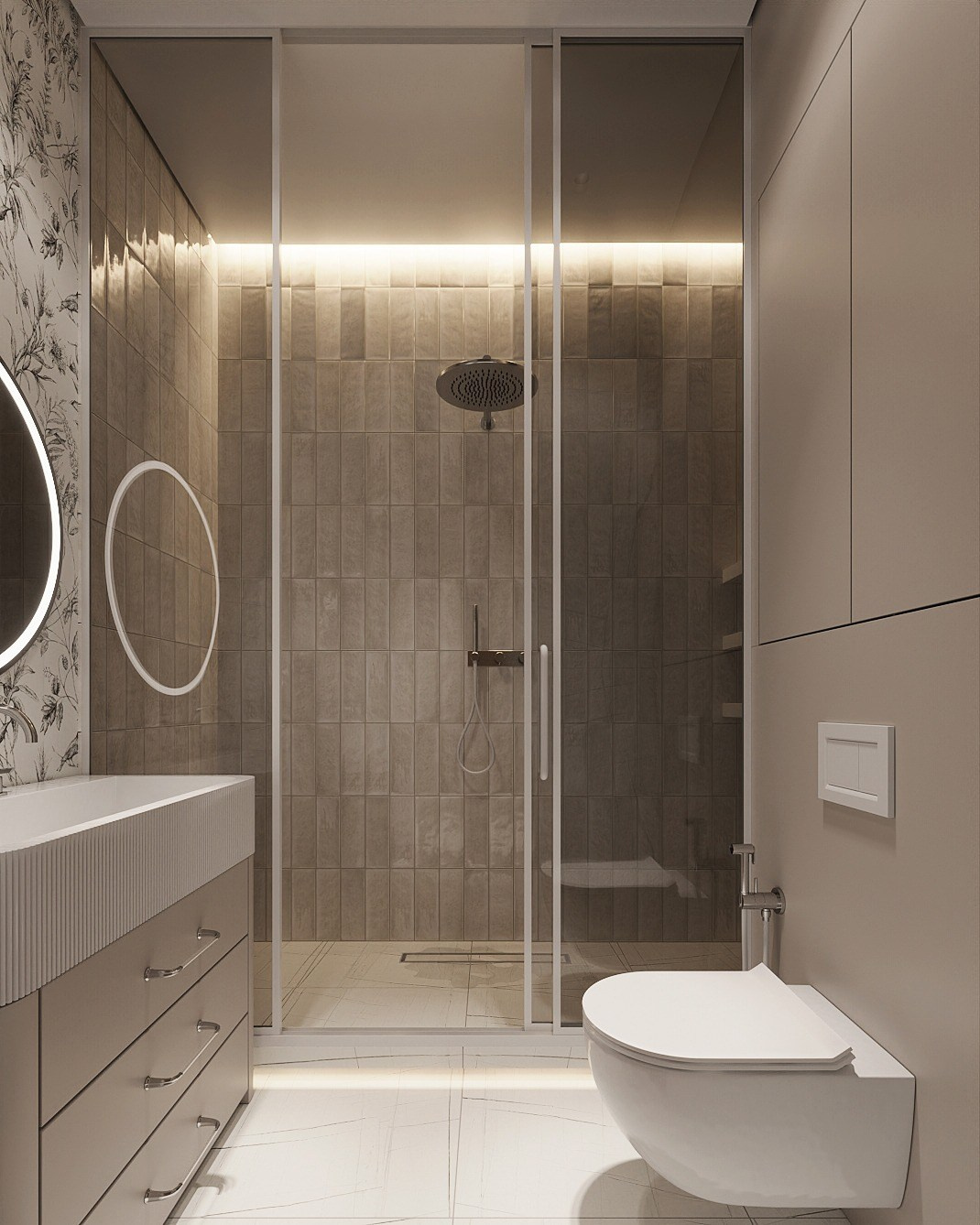 ЖК «Аль-Фараби 27», 93 м². Room Design Studio