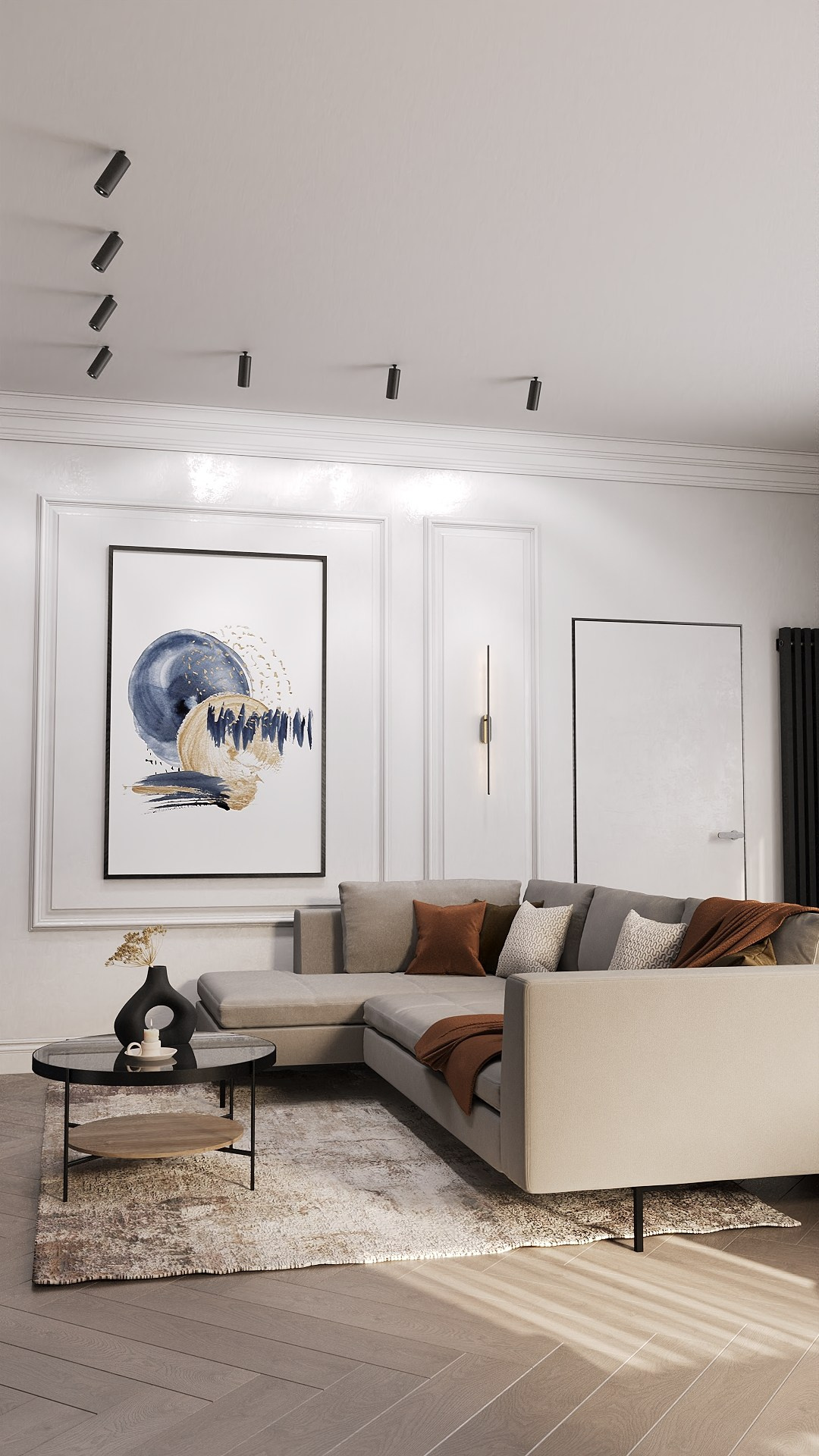 Лесной остров 160 м². БК студия дизайна интерьера