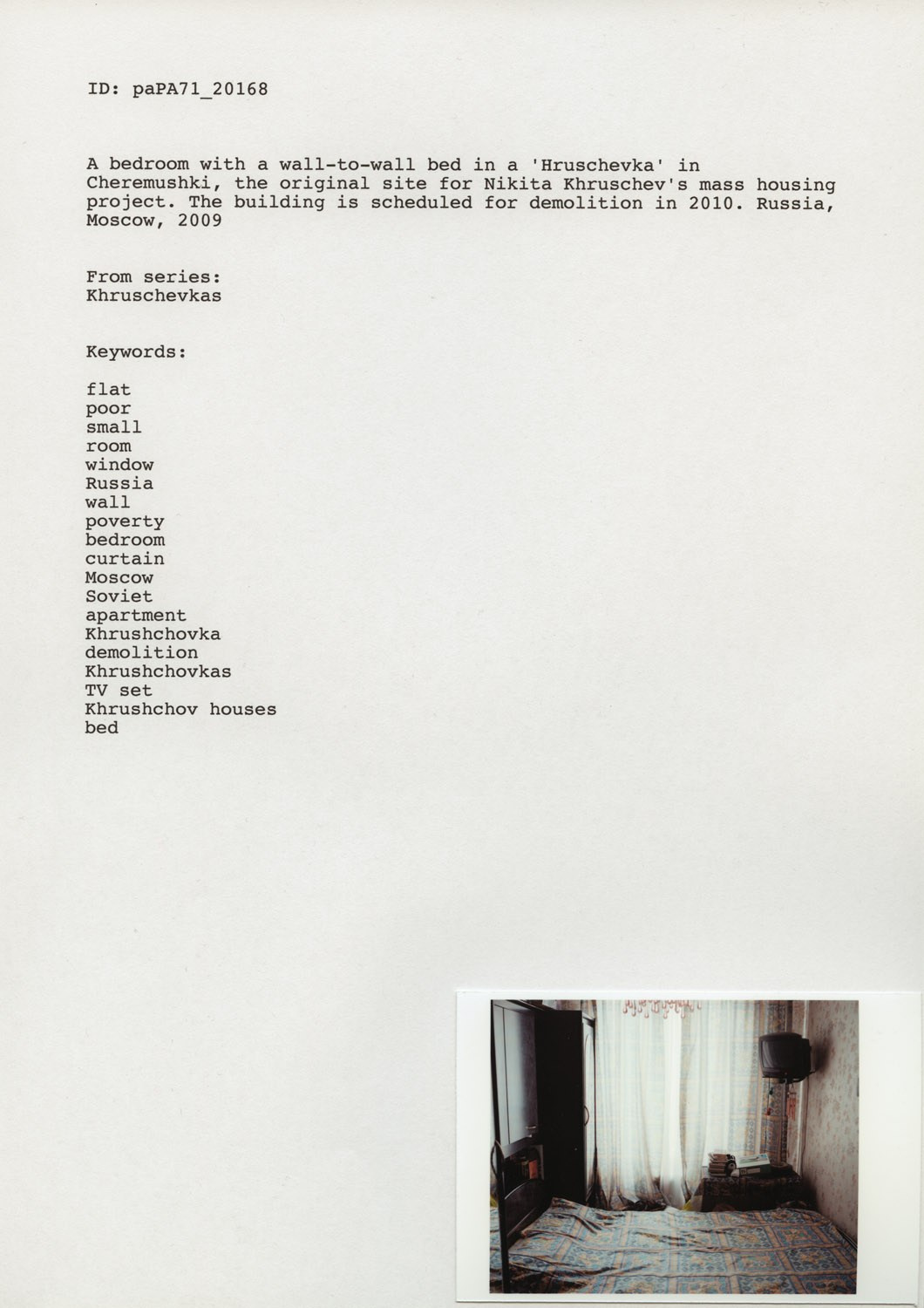 Keywords. Petr Antonov