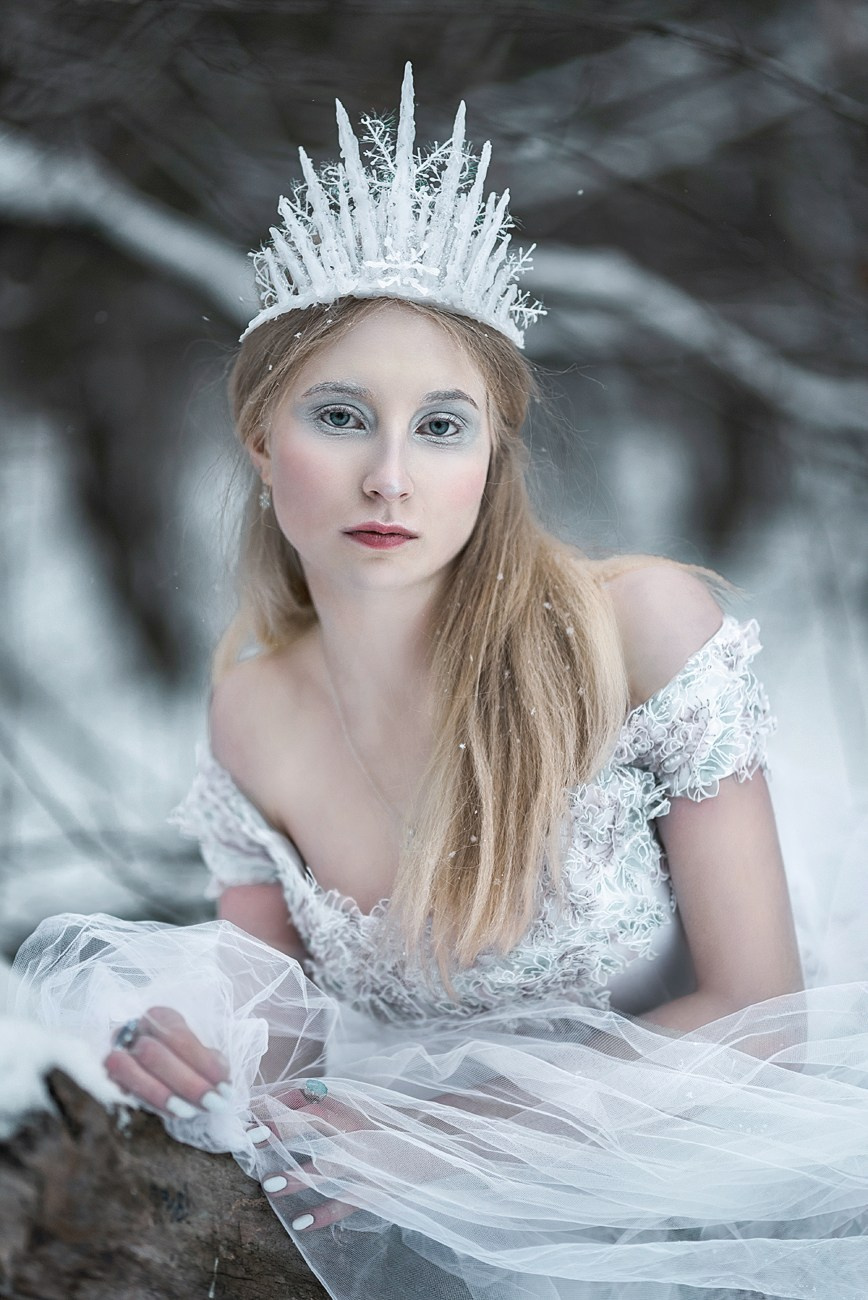 Снежная королева. Свадебный и семейный фотограф в Туле Ксения Сильвер