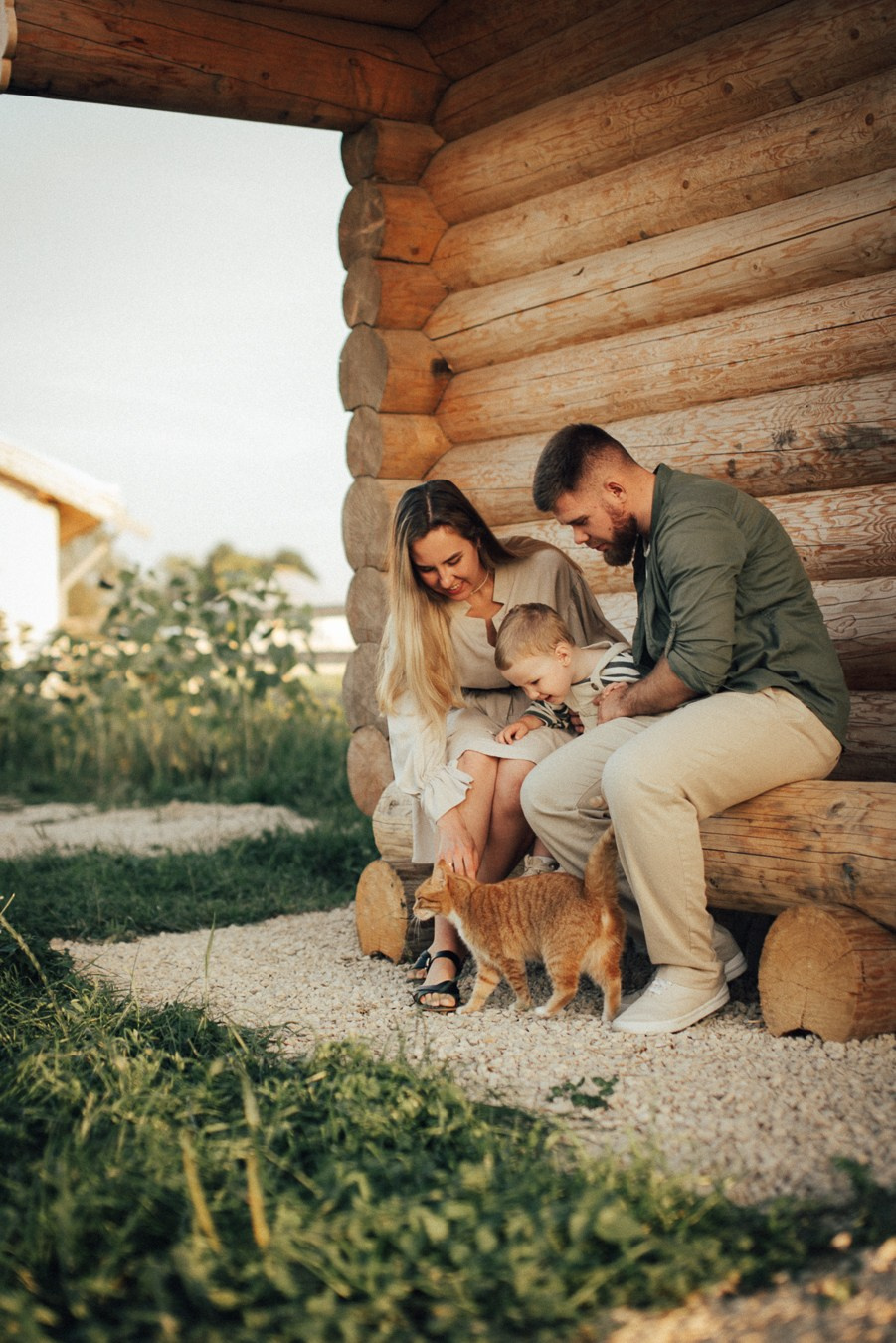 Саша, Настя, Арсений | на природе