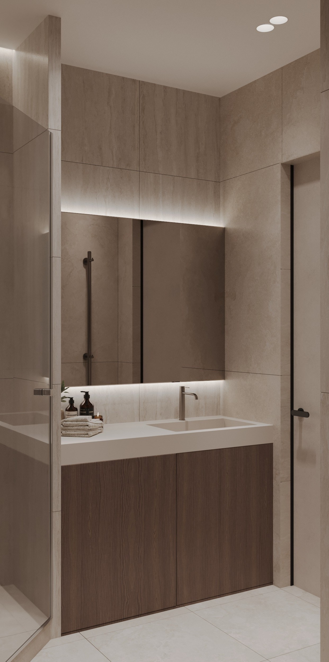 Дизайн-проект студии г. Санкт-Петербург ID Kudrovo. Дизайн интерьеров, 3D визуализации