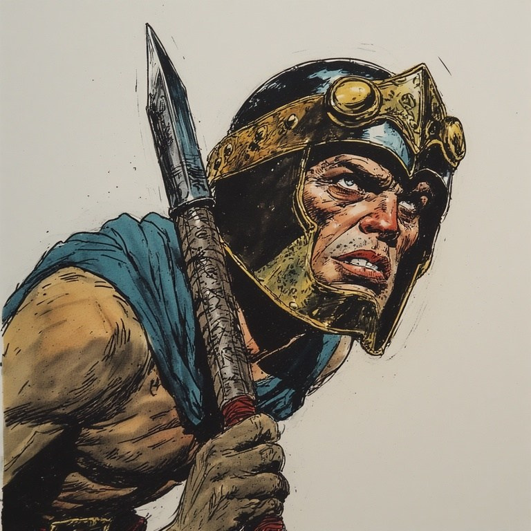 Beautiful pin-art style image