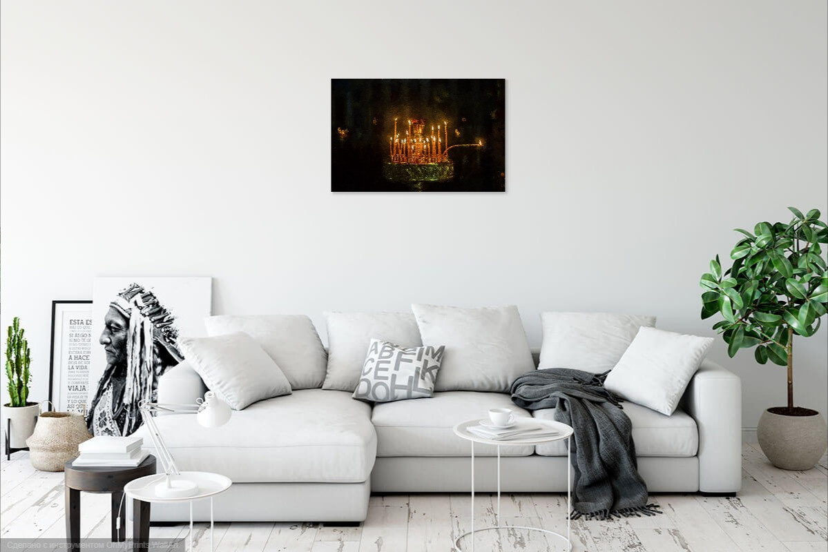 Визуализация моих картин (visualization of my paintings in the interior). Фотограф (photographer) Lischinski Vitaliy