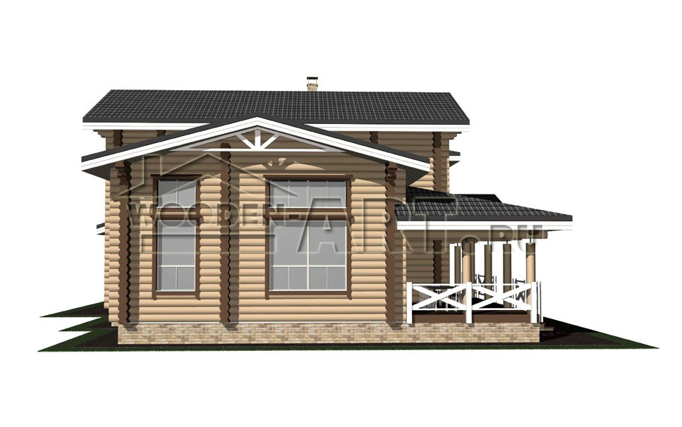 «Воронцово» 543 кв. м. Проекты деревянных домов