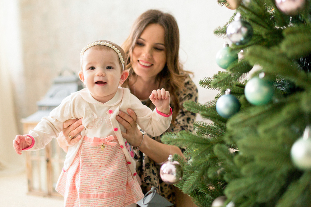 Новогодняя фотосессия замечательной семьи. Свадебный и семейный фотограф Ксения Шекк Екатеринбург