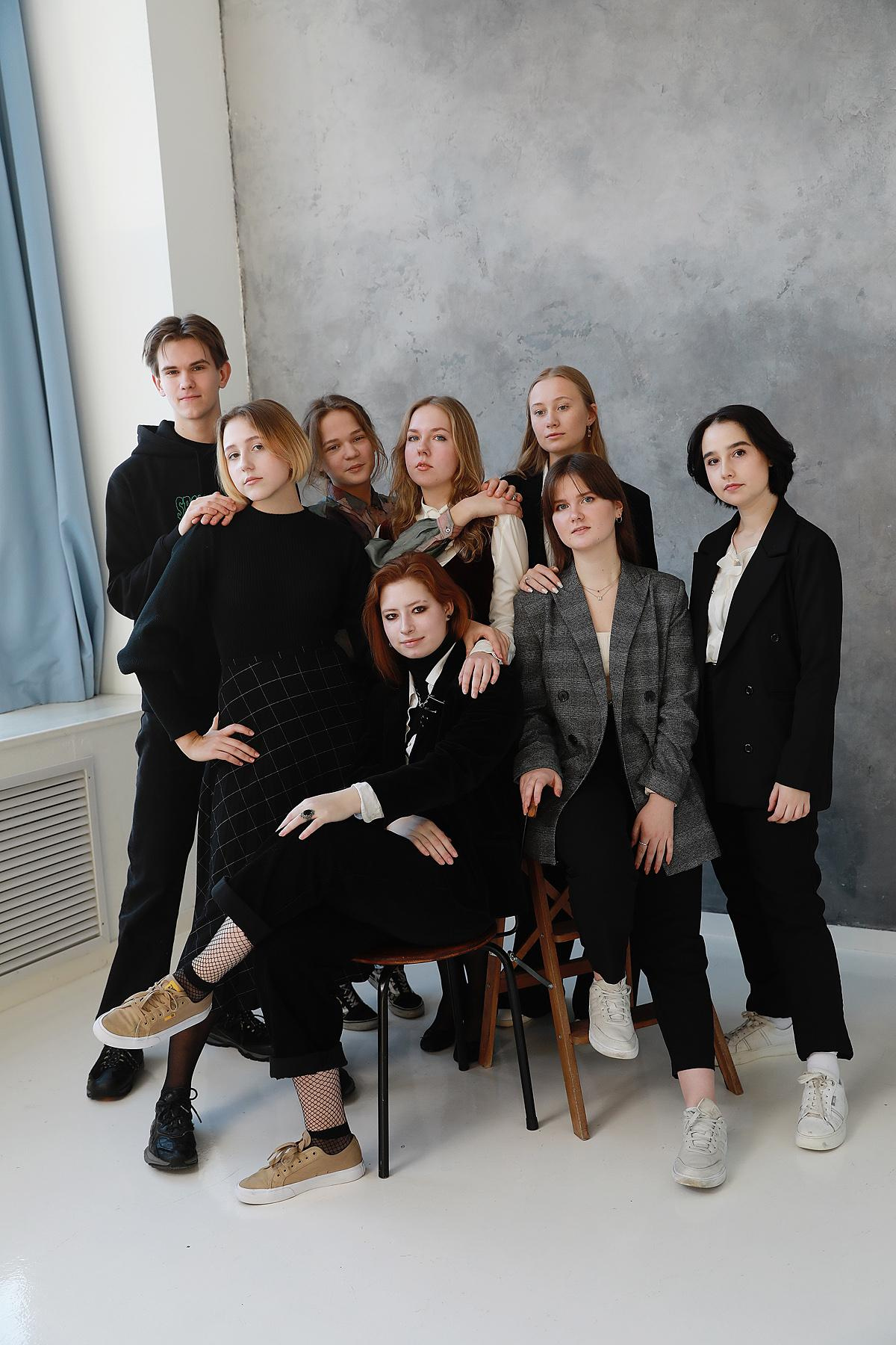 Съемка в студии, 11 класс. Фотограф Тимофеева Юлия