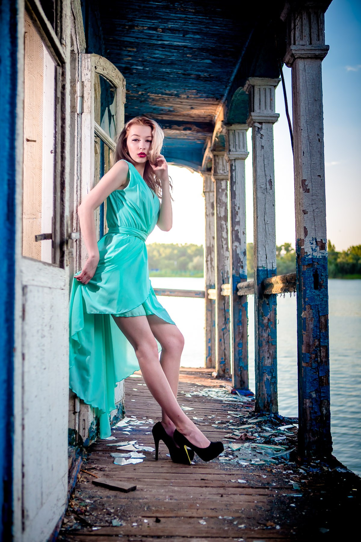 Съемка для модельного агентства «VUV Models». Максим Матвийченко и Виктория Басова профессионалы своего дела