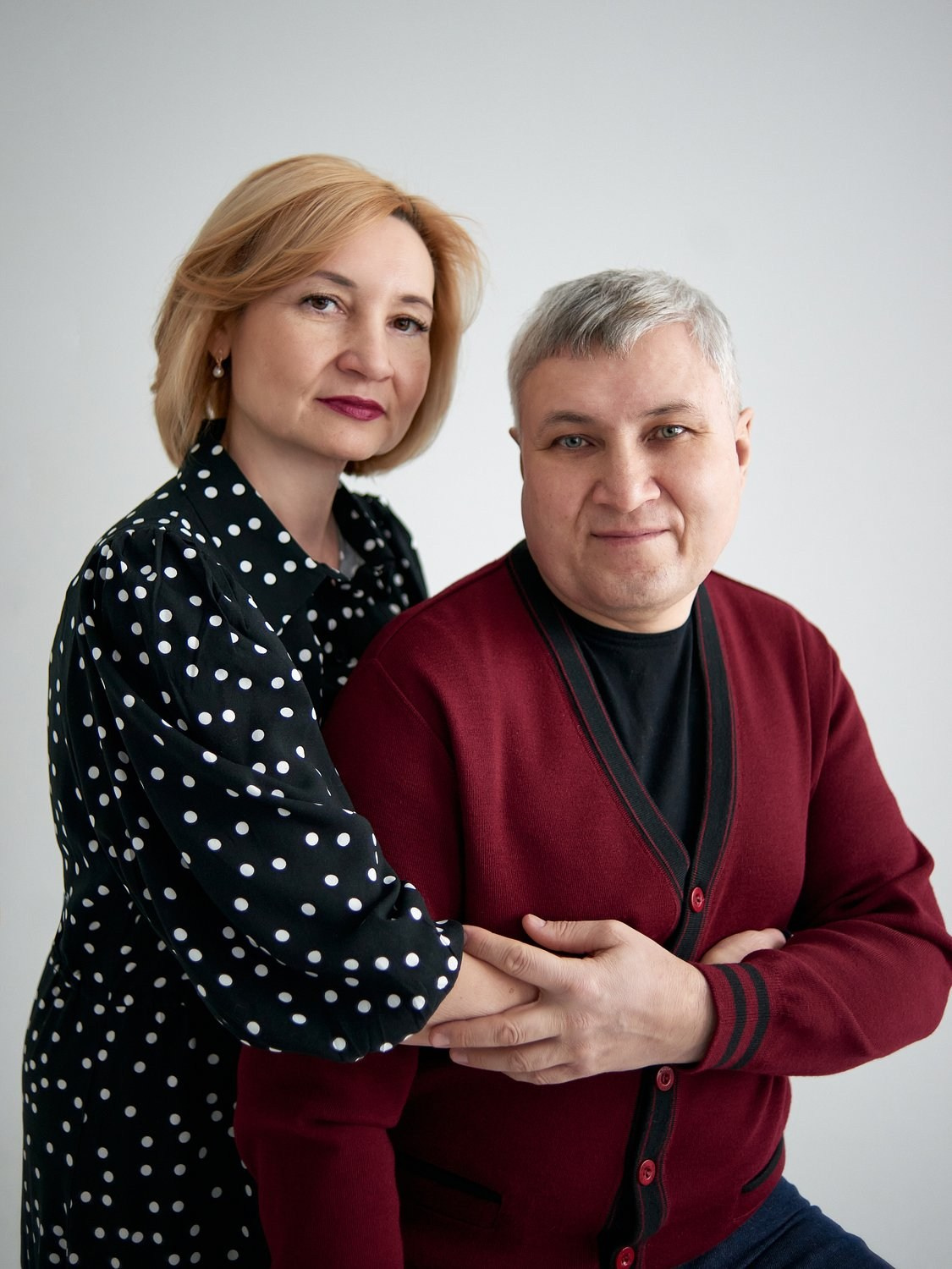 Семейная съемка в студии. Портретный фотограф в Санкт-Петербурге