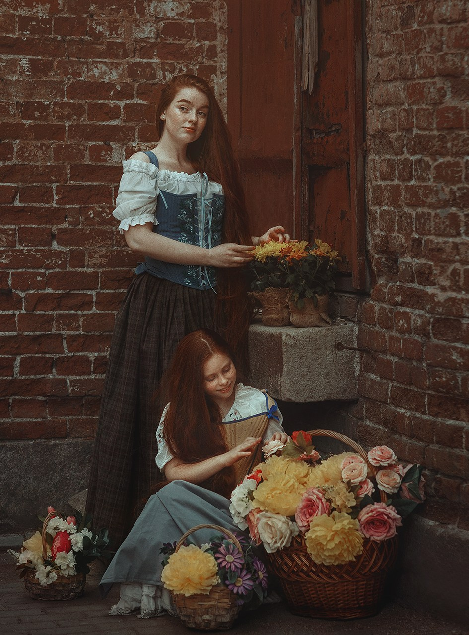 «Цветочницы». Фотограф женского портрета Екатерина Сигат