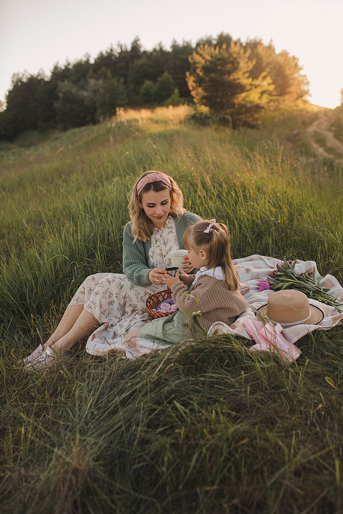 Мама Настя и маленькая София. Свадебный и семейный фотограф в Белгороде Евгения Курочкина