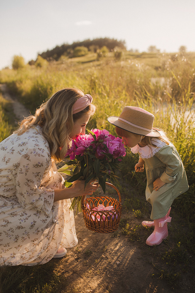 Мама Настя и маленькая София. Свадебный и семейный фотограф в Белгороде Евгения Курочкина