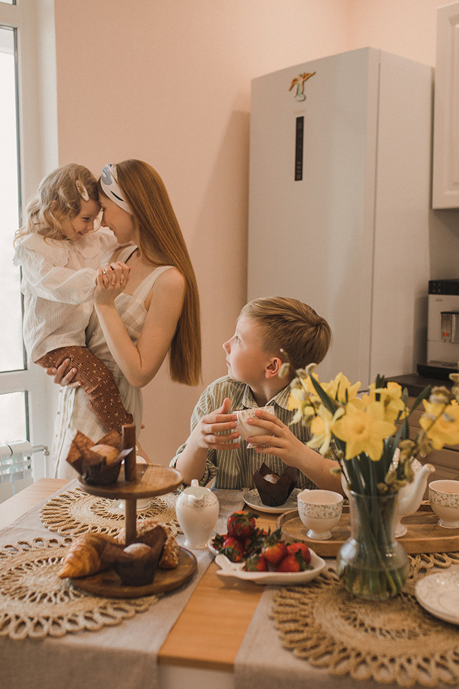 Весеннее чаепитие. Свадебный и семейный фотограф в Белгороде Евгения Курочкина