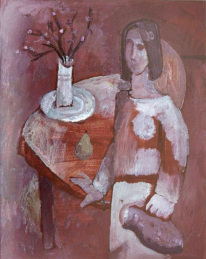 «Женщина с кувшином» 1975 год Собр. Д. Томас. Испания. Художник Величко Вадим Семёнович