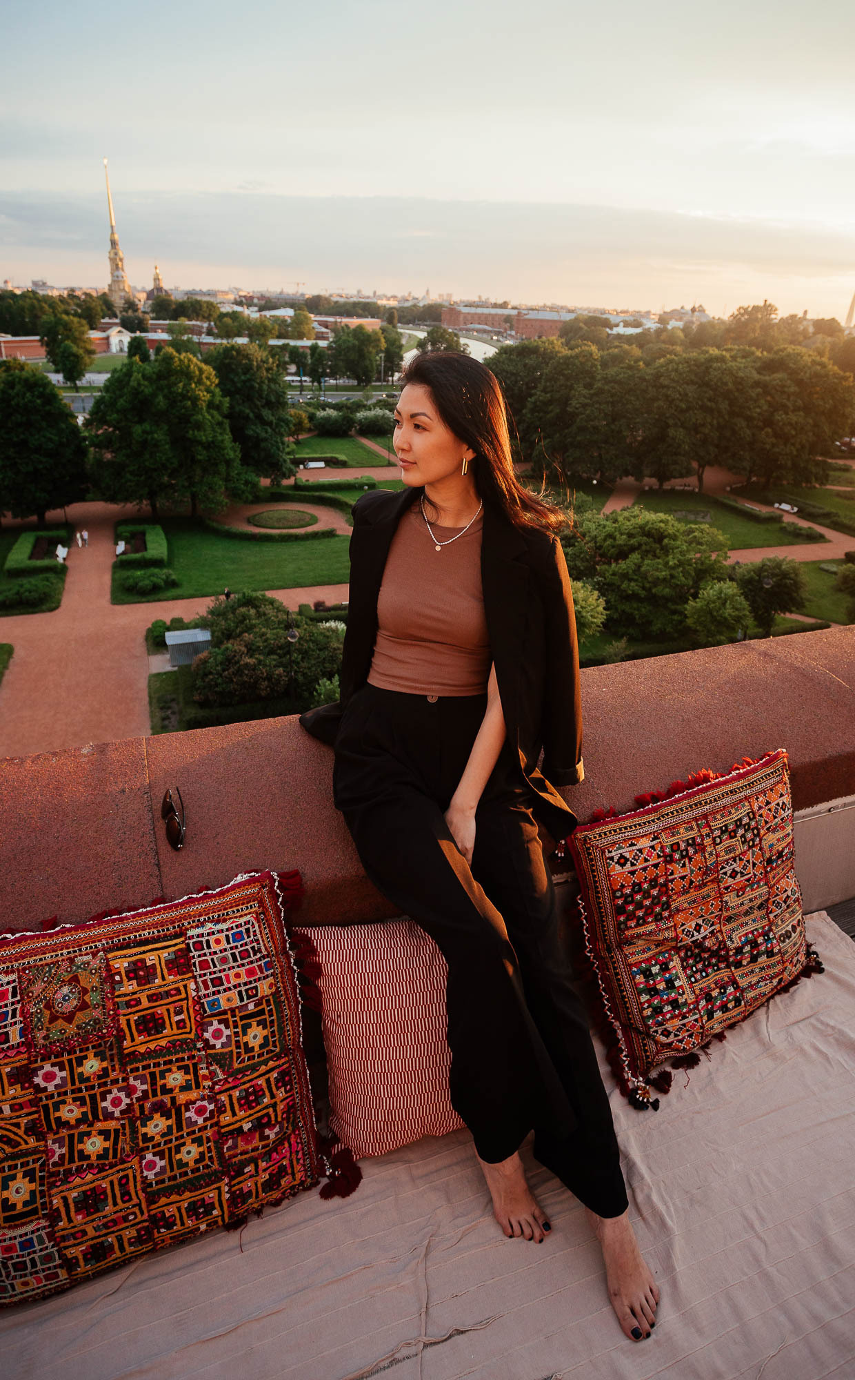 Арт-прогулка по Петербургу с пикником на крыше. Портретный и свадебный фотограф в Санкт-Петербурге Ольга Филиппова