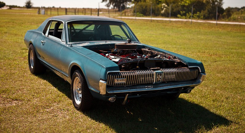 DrugRacing на автомобилях выпущенных до 1975 г. США, Флорида, 2010. Фотограф Василий Буланов