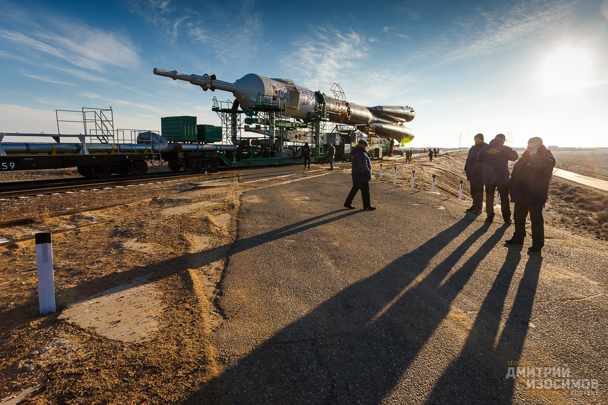 Байконур. Запуск «Союз ТМА-16М» на МКС