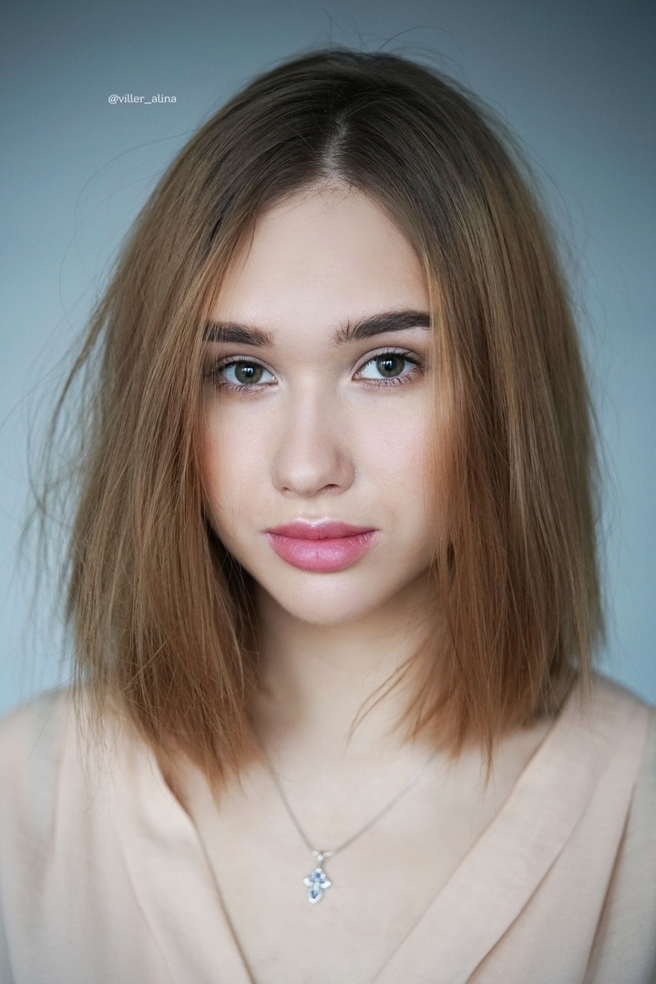 Естественный утренний  макияж для себя и быстрая укладка для себя