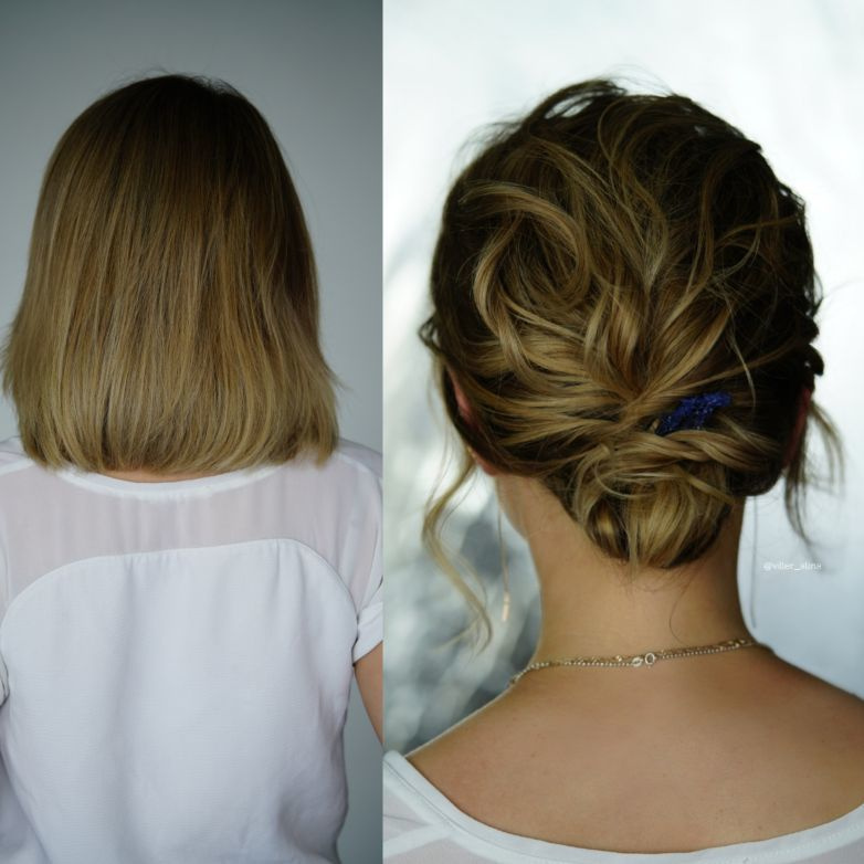 свадебная прическа на короткие волосы метро   чернышевская и выезд по спб