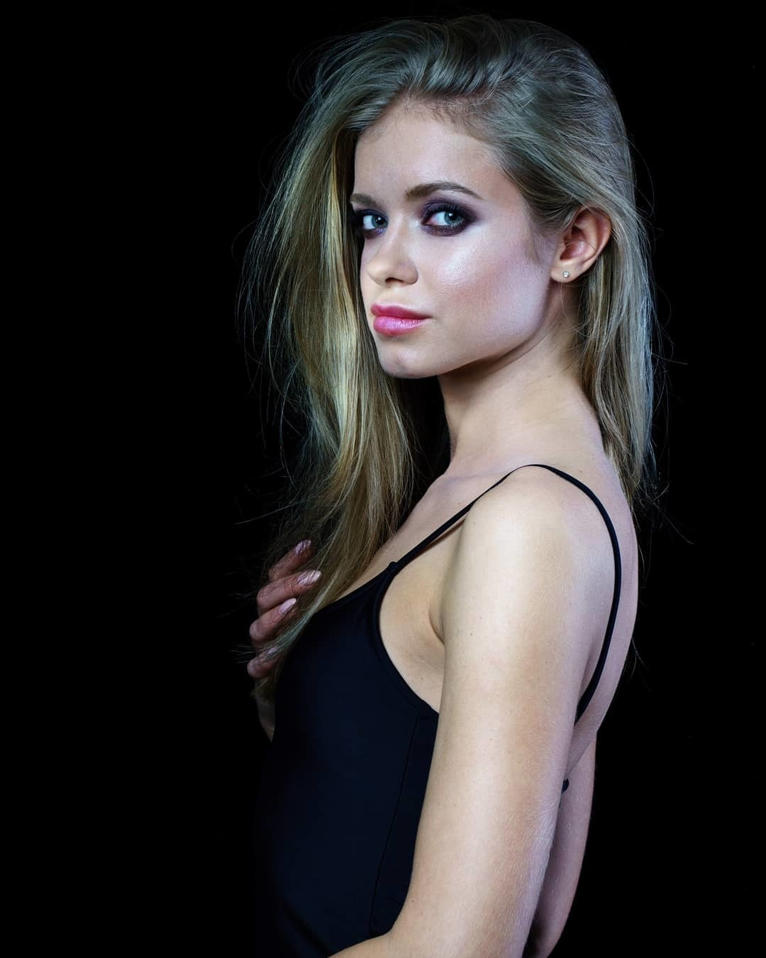 смоки айс в фиолетовых оттенках 