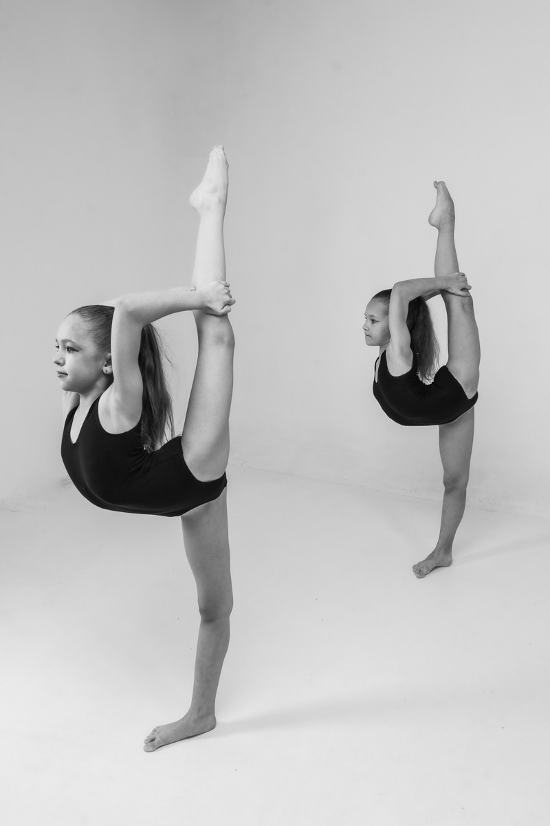 Студийная съемка эстетической гимнастики. Репортажный и семейный фотограф в Санкт-Петербурге Тарас Марченко