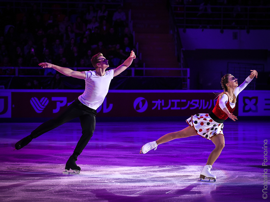 Alexandra Boikova - Dmitri Kozlovskii. Gala.  Rostelecom cup 2019. Russian figure skating photographer from Saint-Petersburg