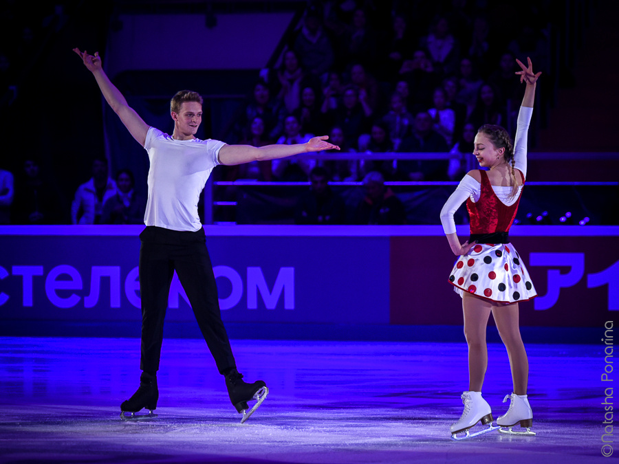 Alexandra Boikova - Dmitri Kozlovskii. Gala.  Rostelecom cup 2019. Russian figure skating photographer from Saint-Petersburg