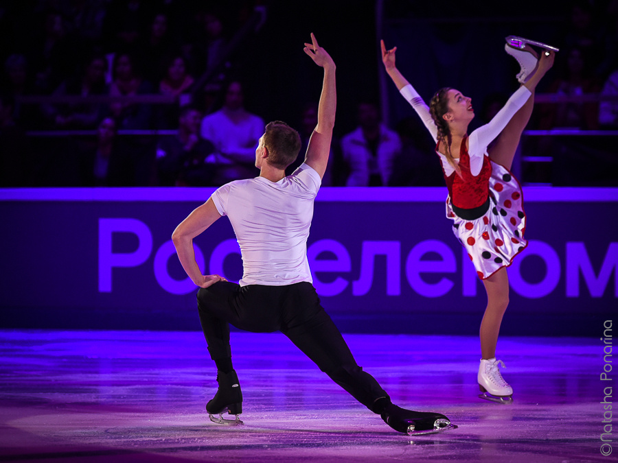 Alexandra Boikova - Dmitri Kozlovskii. Gala.  Rostelecom cup 2019. Russian figure skating photographer from Saint-Petersburg