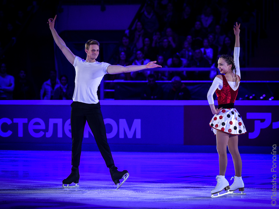 Alexandra Boikova - Dmitri Kozlovskii. Gala.  Rostelecom cup 2019. Russian figure skating photographer from Saint-Petersburg