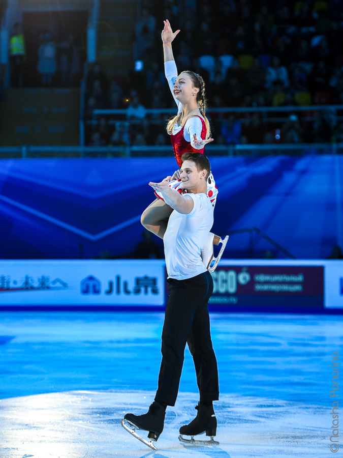 Alexandra Boikova - Dmitri Kozlovskii. Gala.  Rostelecom cup 2019. Russian figure skating photographer from Saint-Petersburg