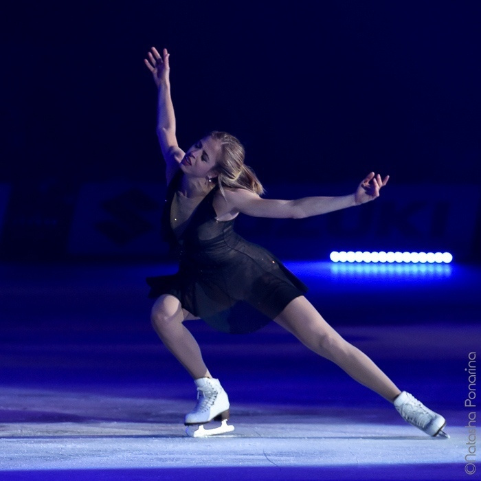 Carolina Kostner. Florence Ice Gala 2018. Russian figure skating photographer from Saint-Petersburg