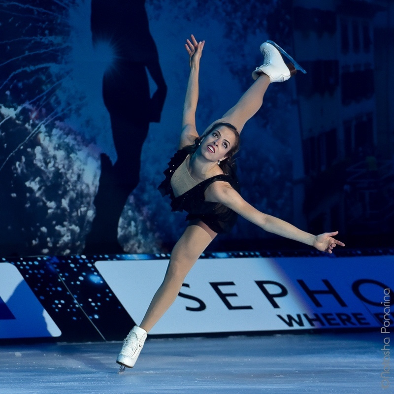 Carolina Kostner. Florence Ice Gala 2018. Russian figure skating photographer from Saint-Petersburg