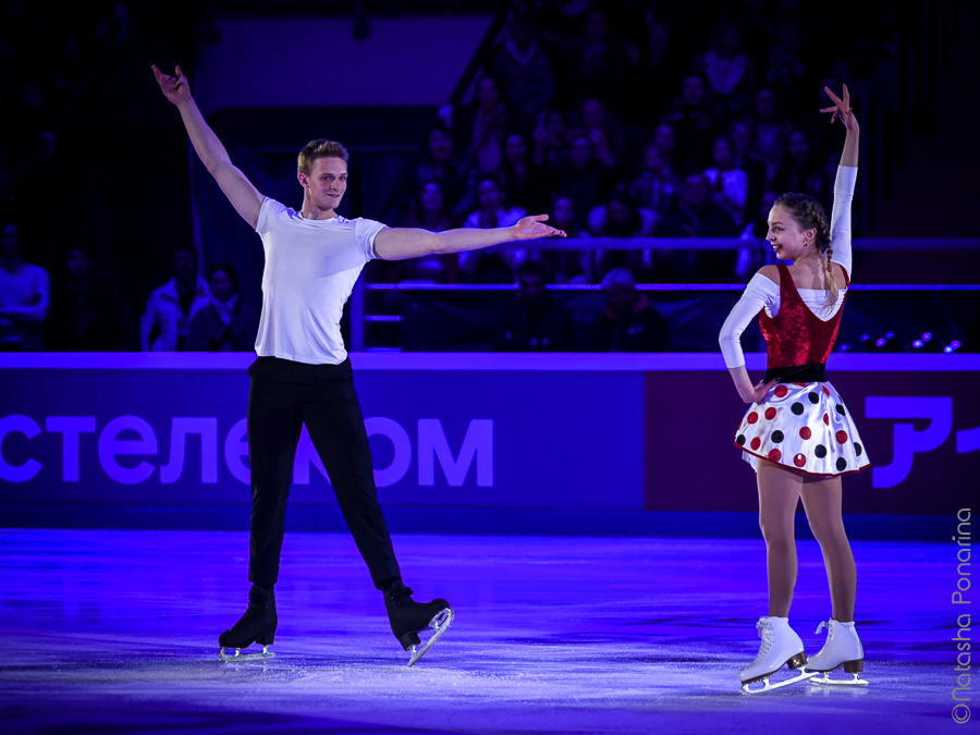 Alexandra Boikova - Dmitri Kozlovskii. Gala.  Rostelecom cup 2019. Russian figure skating photographer from Saint-Petersburg