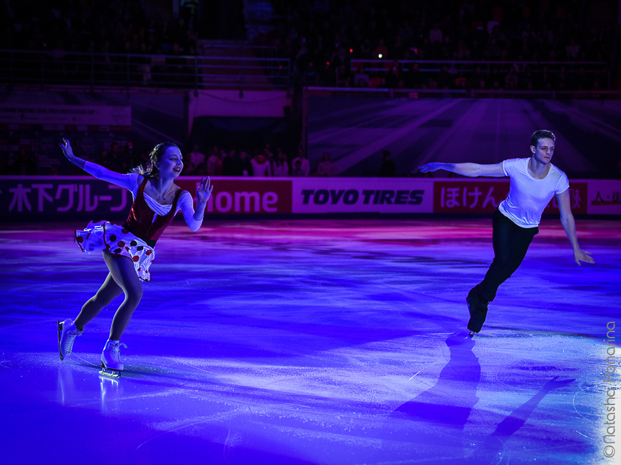 Alexandra Boikova - Dmitri Kozlovskii. Gala.  Rostelecom cup 2019. Russian figure skating photographer from Saint-Petersburg