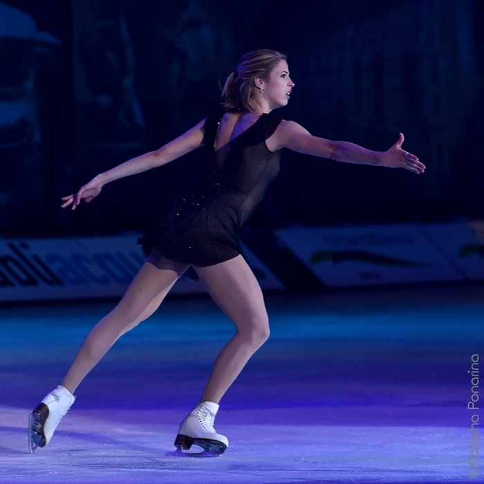 Carolina Kostner. Florence Ice Gala 2018. Russian figure skating photographer from Saint-Petersburg