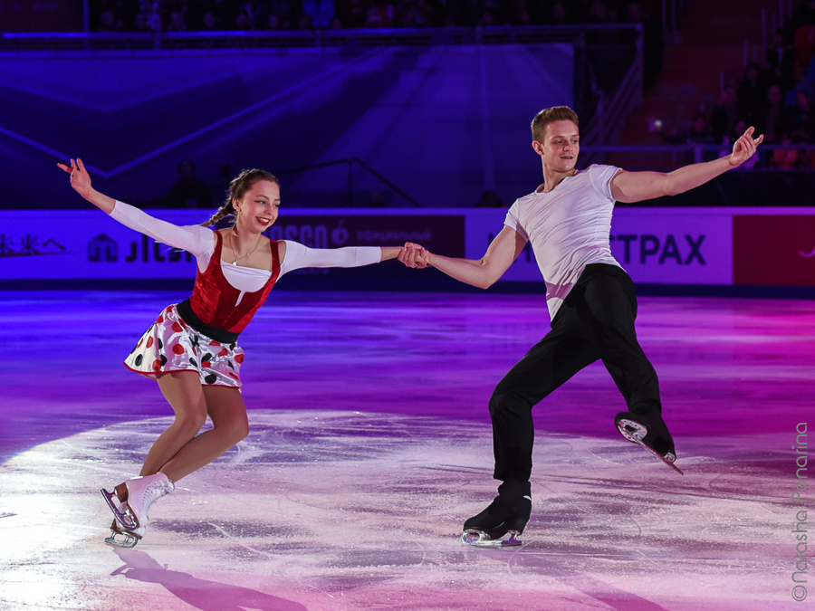 Alexandra Boikova - Dmitri Kozlovskii. Gala.  Rostelecom cup 2019. Russian figure skating photographer from Saint-Petersburg