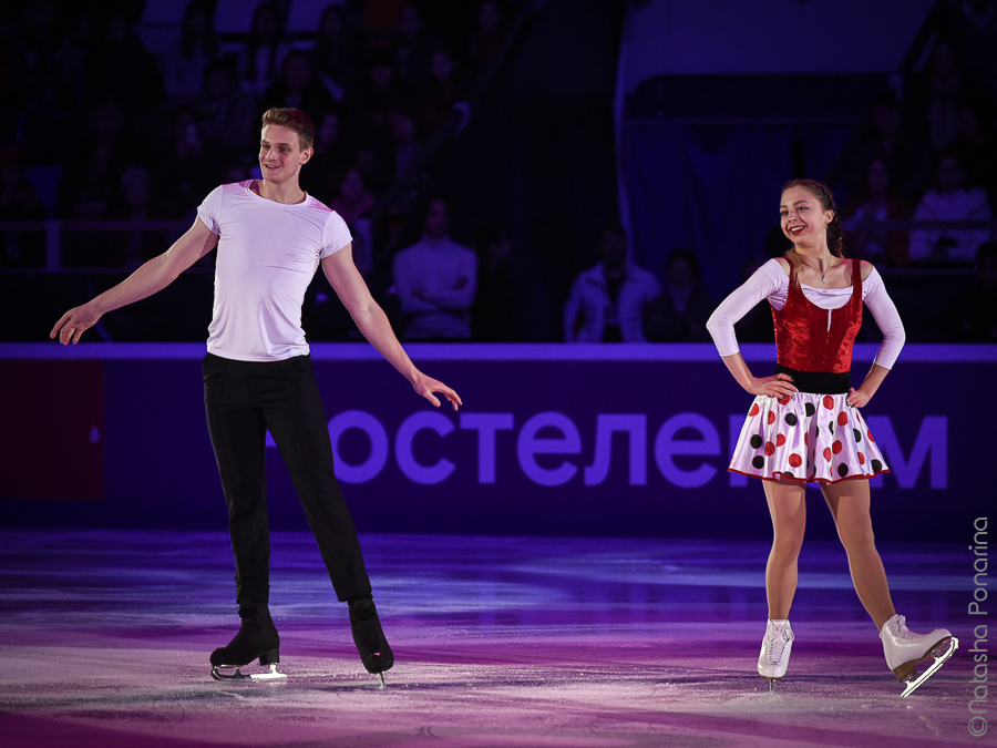 Alexandra Boikova - Dmitri Kozlovskii. Gala.  Rostelecom cup 2019. Russian figure skating photographer from Saint-Petersburg