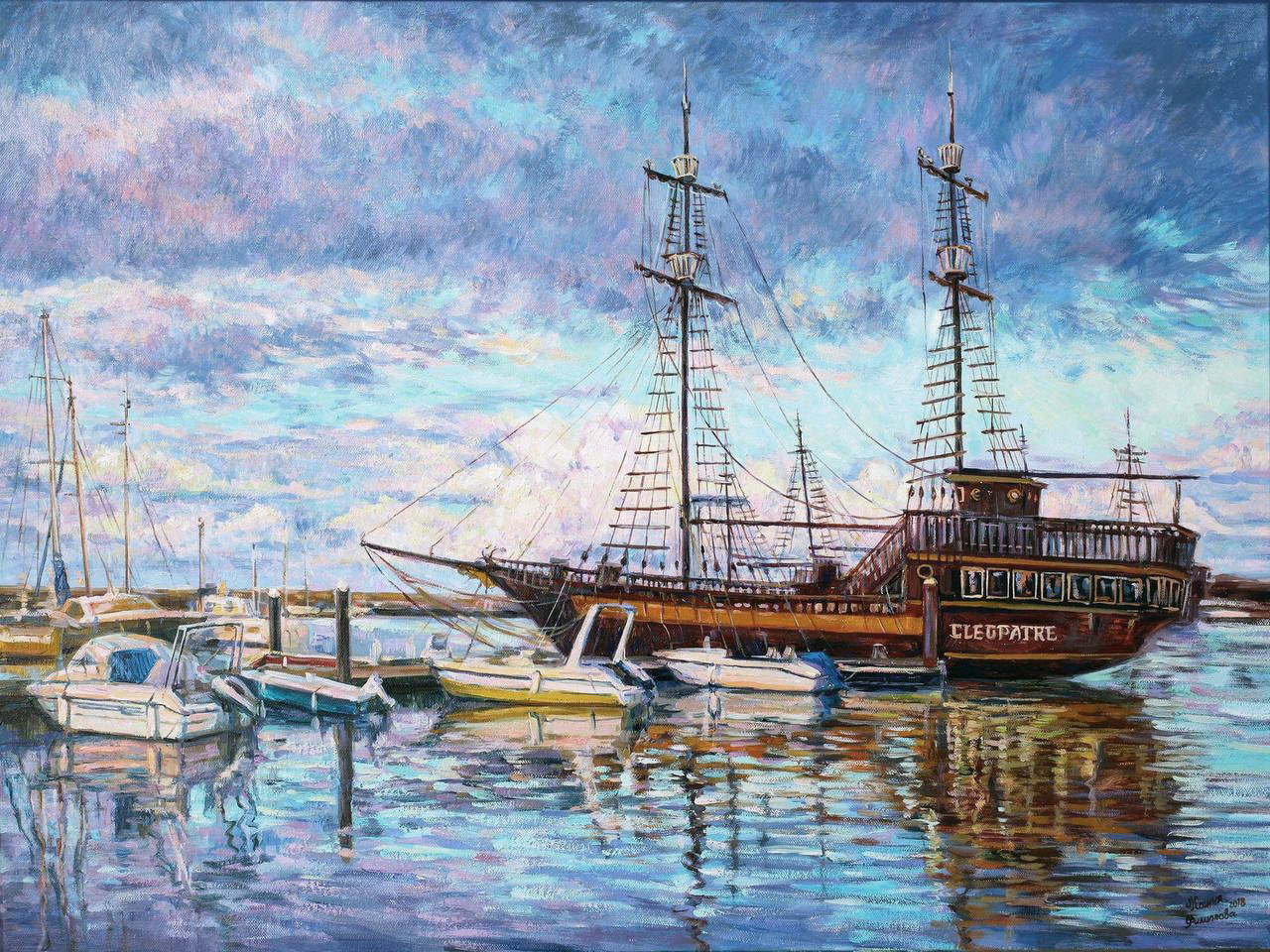 A pirate ship on the island of Djerba