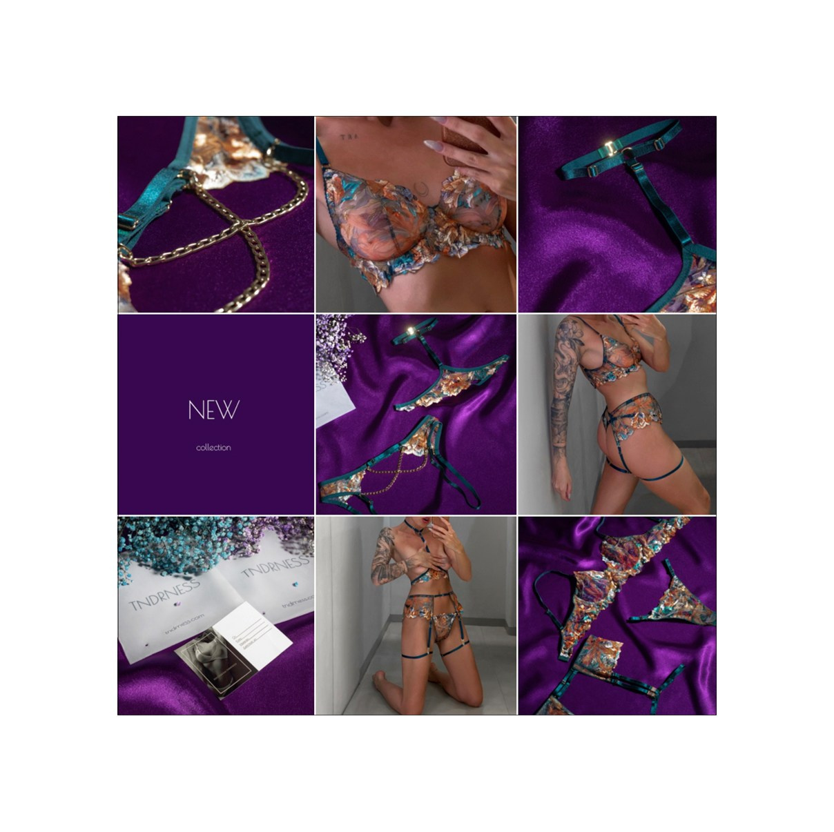 Визуал для бренда белья. Фотограф Кристина Берг