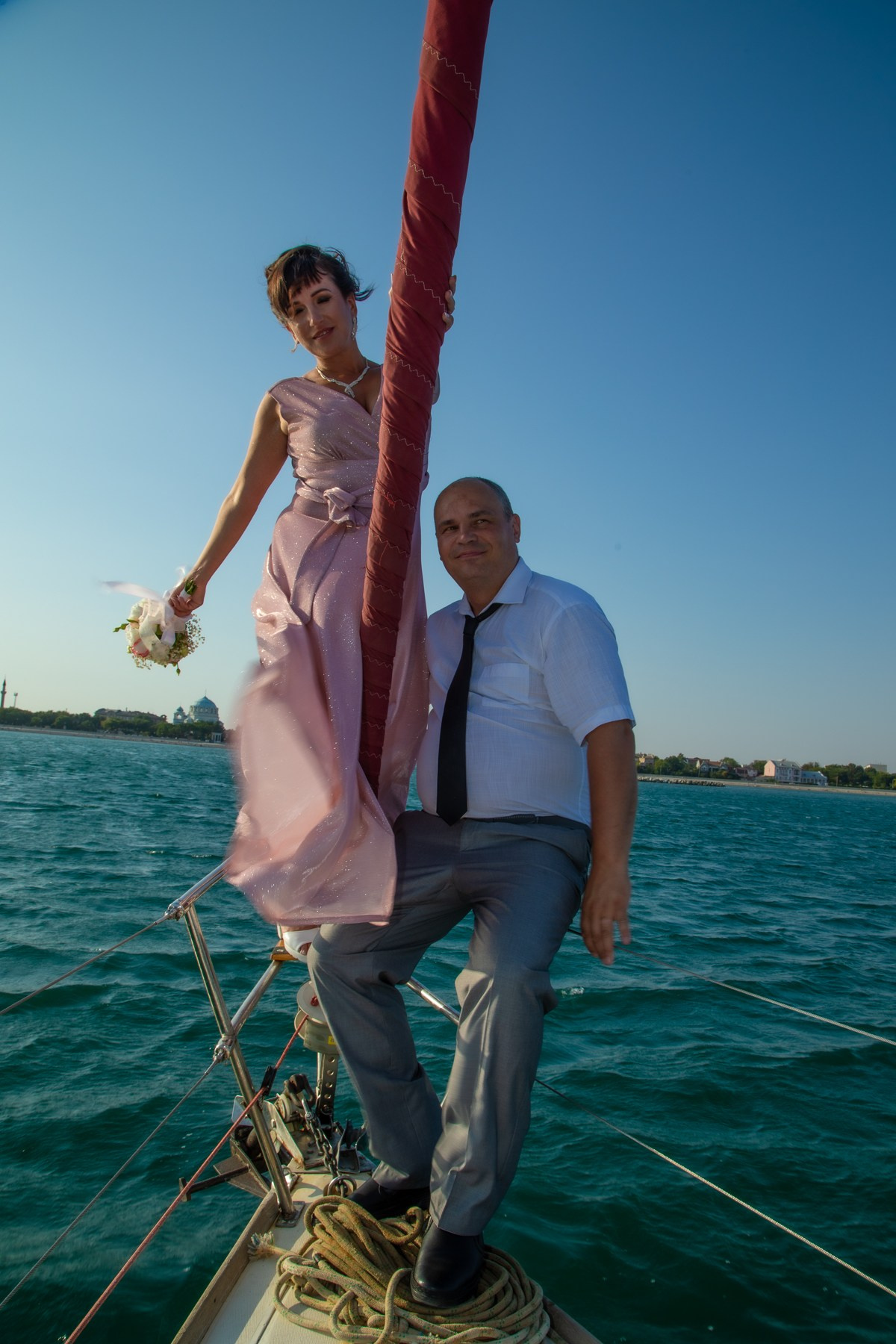 Свадьба на яхте. Фотограф и видеооператор (видеограф) в Евпатории и в Крыму