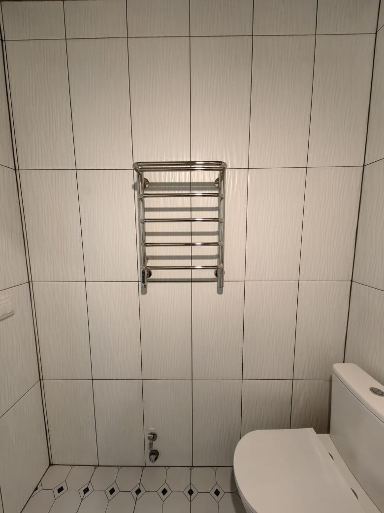 Ванная комната (ул. Серова д. 41а). Ремонт санузла, туалета, ванной под ключ в Казани. Укладка плитки