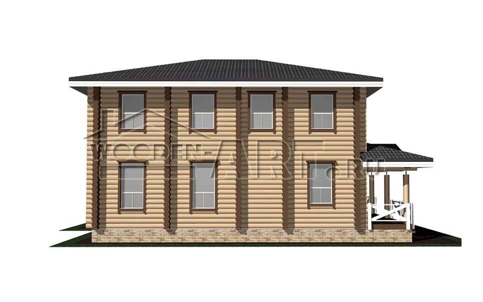 «Воронцово» 543 кв. м. Проекты деревянных домов