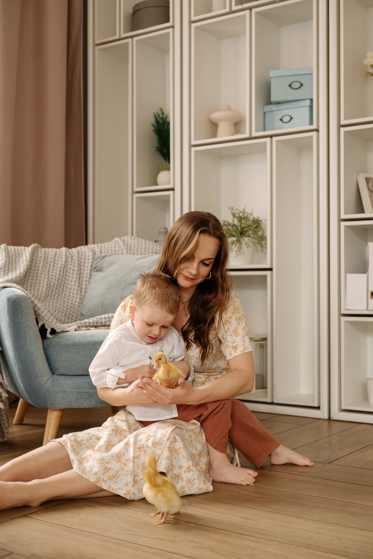 Семейная. Пасха с цыплятами. Свадебный и сеейный фотограф в Санкт-Петербурге Елена Худякова
