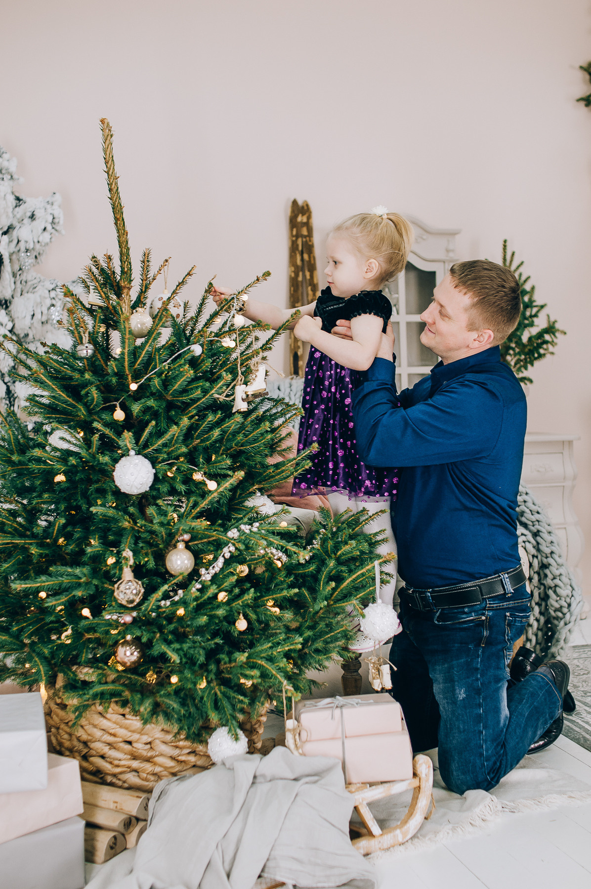 New Year_Саша, Аня и дети. Свадебный и семейный фотограф в Минске Яна Новак